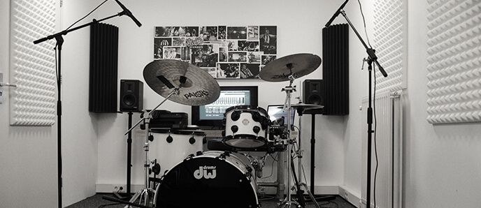 Drumsessies en drumstudio